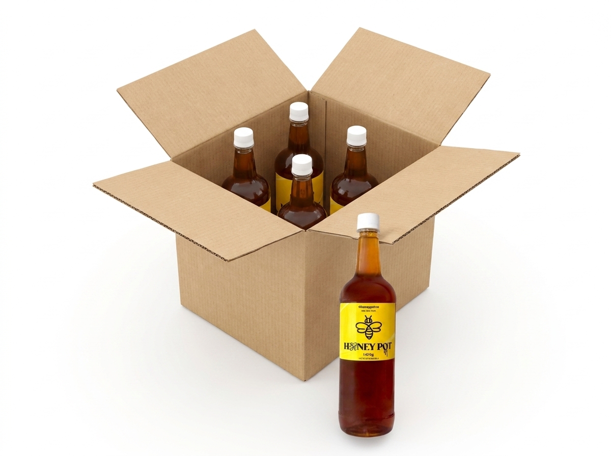 Miel Pura de Abeja Caja x4 (1.45kg c/u) - Miel pura artesanal Honey Pot cosechada en Guanare Portuguesa