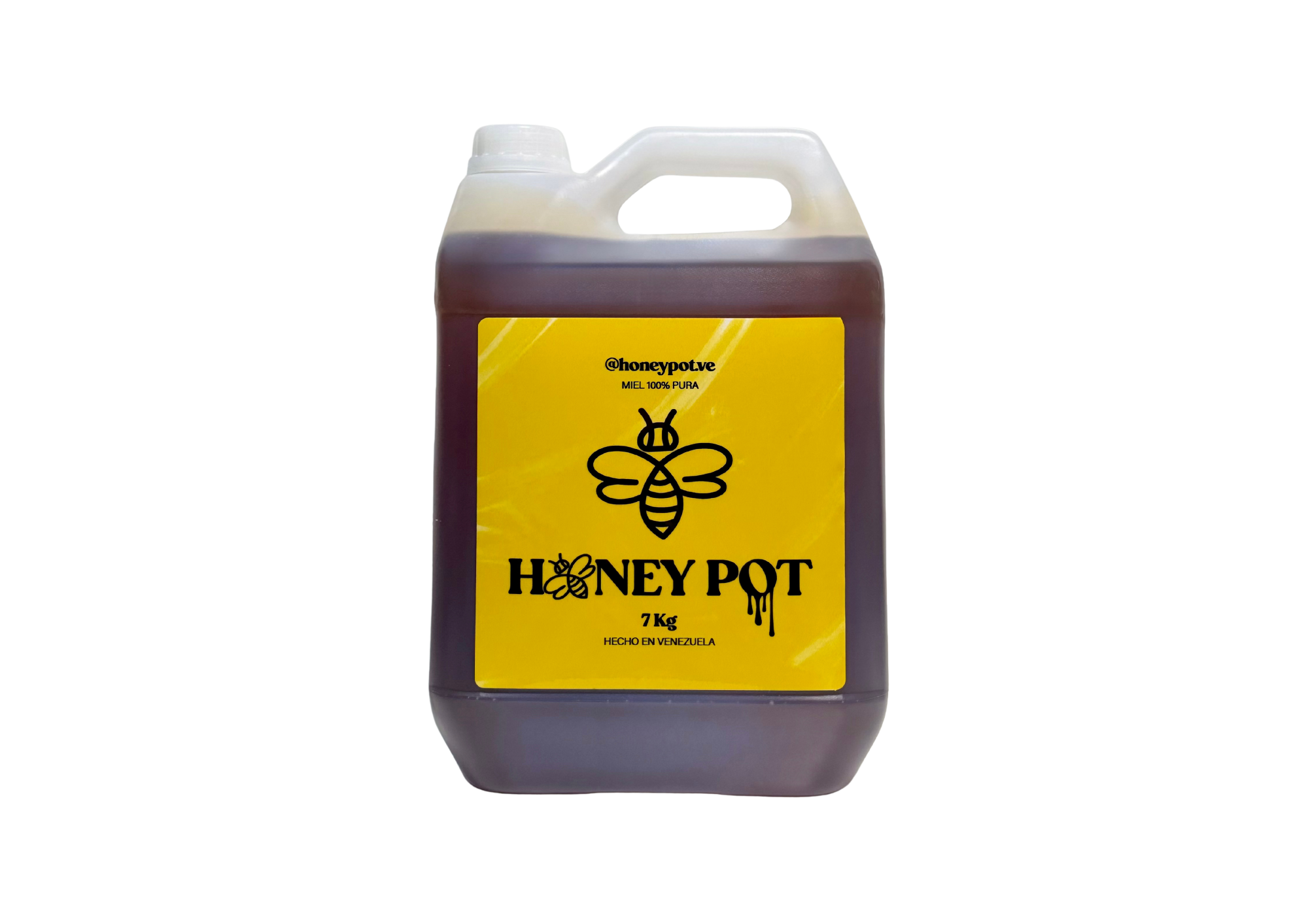 Miel Pura de Abeja en Galón 7 kg - Miel pura artesanal Honey Pot cosechada en Guanare Portuguesa