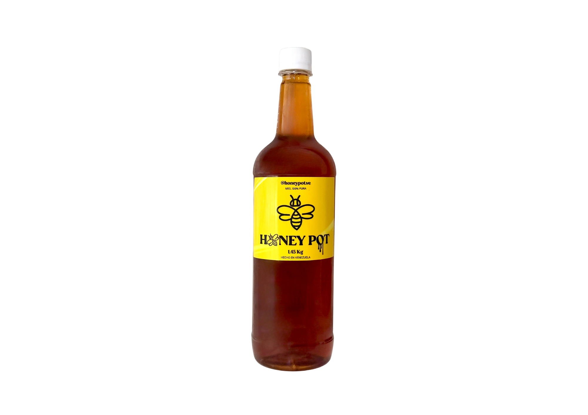 Miel Pura de Abeja 1.45kg - Miel pura artesanal Honey Pot cosechada en Guanare Portuguesa